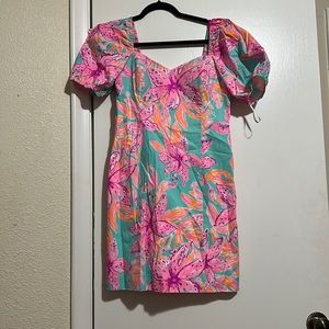 Lilly Pulitzer Lunetta Short Sleeve Stretch Dress